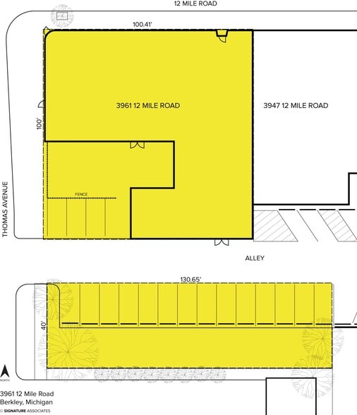 3961-3995 12 Mile Rd, Berkley, MI for sale - Site Plan - Image 2 of 2