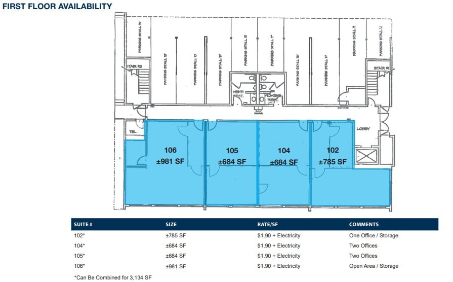 1706 5th Ave, San Diego, CA for lease Floor Plan- Image 1 of 1