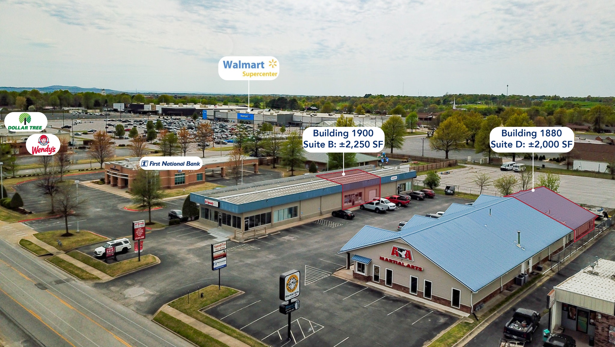 1900 S Pleasant St, Springdale, AR for lease Building Photo- Image 1 of 7