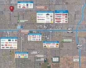 4435-4455 E Broadway Rd, Mesa, AZ - AERIAL  map view
