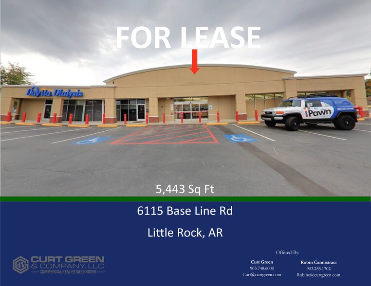 6115-6117 Baseline Rd, Little Rock, AR for lease - Primary Photo - Image 1 of 2