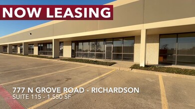 777 N Grove Rd, Richardson, TX à louer - Vidéo sur l’inscription commerciale 