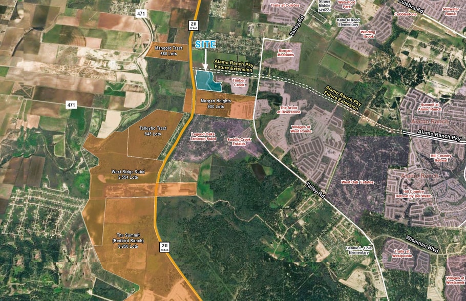Hwy 211 & Alamo Ranch Pkwy, San Antonio, TX à vendre - Photo du bâtiment - Image 1 de 3