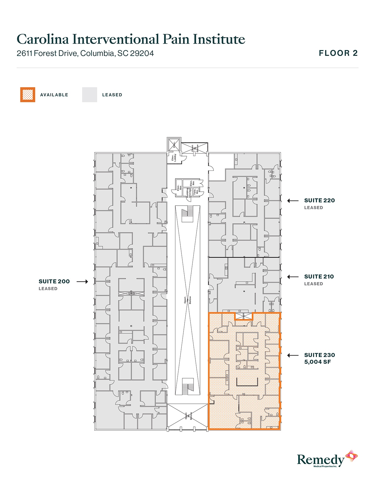 2611 Forest Dr, Columbia, SC for lease Floor Plan- Image 1 of 1
