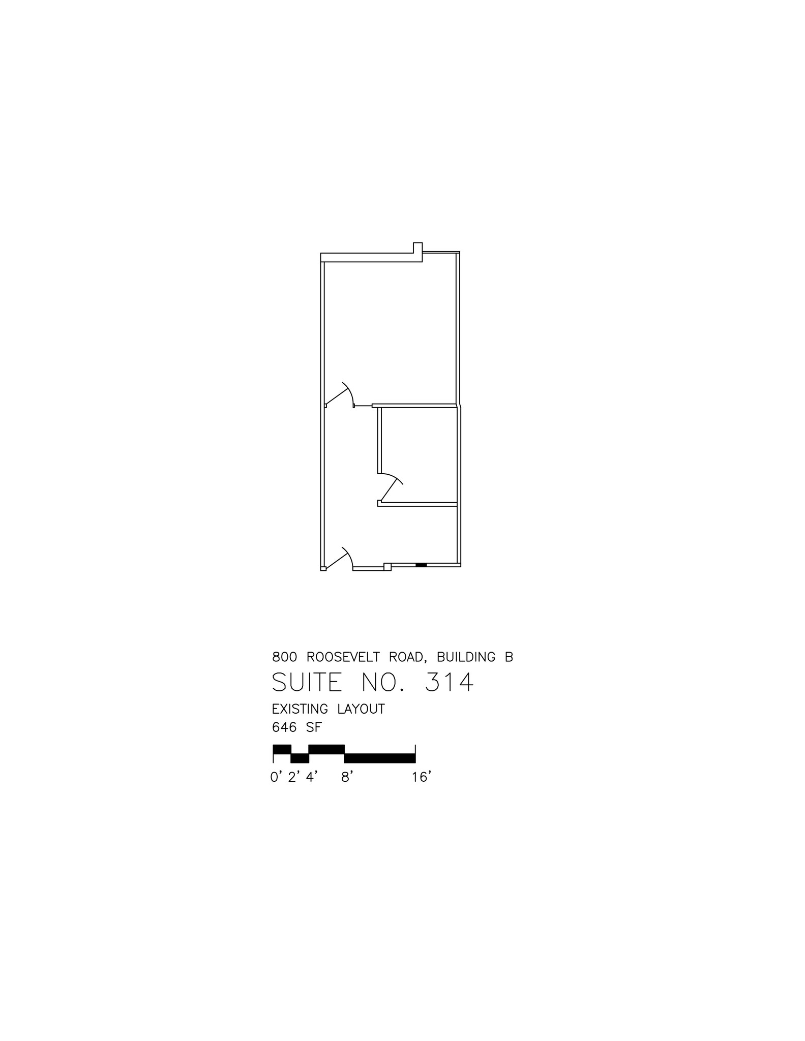 800 Roosevelt Rd, Glen Ellyn, IL à louer Plan de site- Image 1 de 2