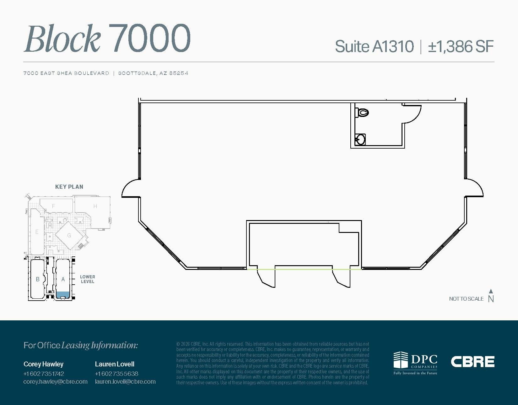 7000 E Shea Blvd, Scottsdale, AZ à louer Plan d’étage- Image 1 de 1