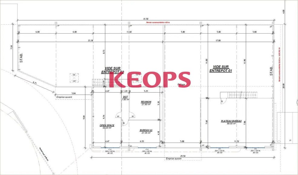 Flex dans Villeneuve-Tolosane à louer - Plan d’étage - Image 3 de 3