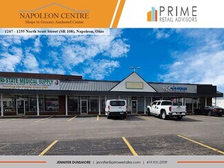 Plus de détails pour 1247-1255 Scott St, Napoleon, OH - Commerce de détail à louer