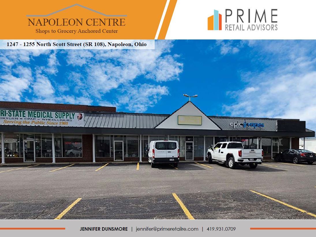 1247-1255 Scott St, Napoleon, OH à louer Photo du bâtiment- Image 1 de 3