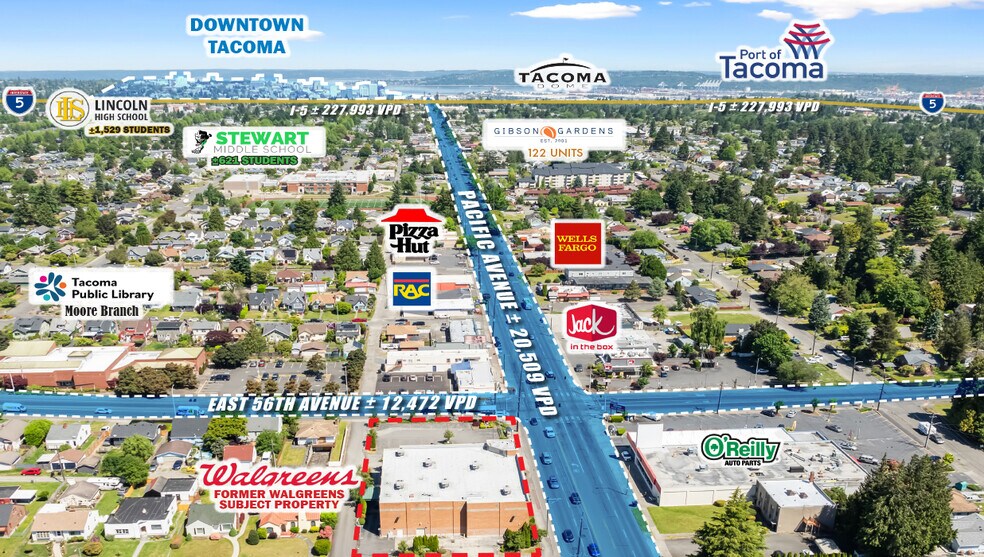 5602 Pacific Ave, Tacoma, WA à vendre - Photo du bâtiment - Image 2 de 3