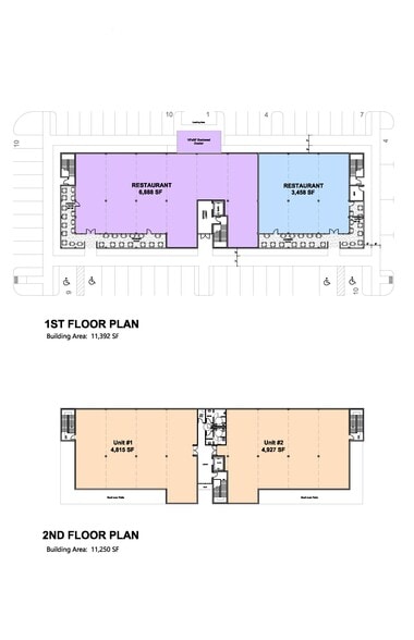 Eagle Creek Center Blvd, Orlando, FL for lease - Typical Floor Plan - Image 3 of 5