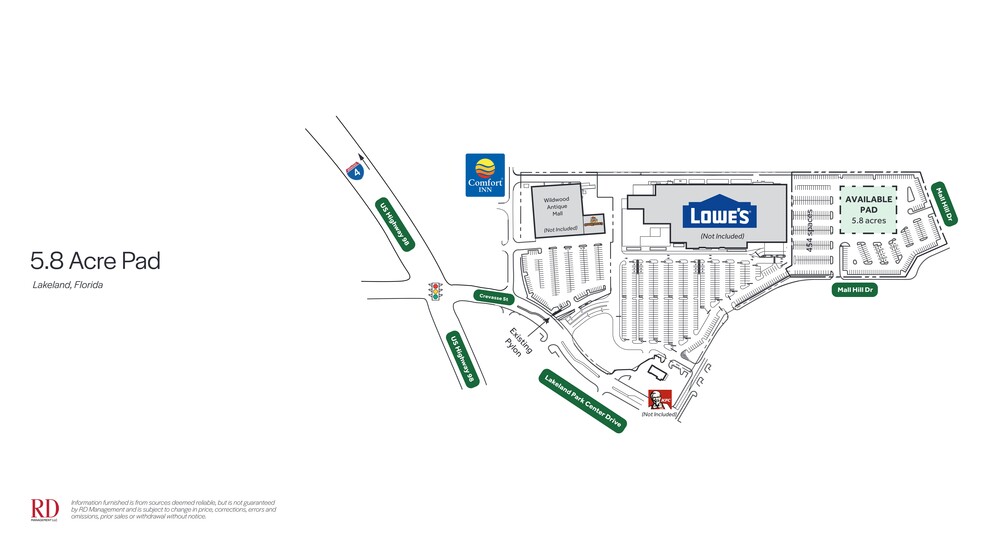 3606 US Highway 98, Lakeland, FL for lease - Site Plan - Image 3 of 4