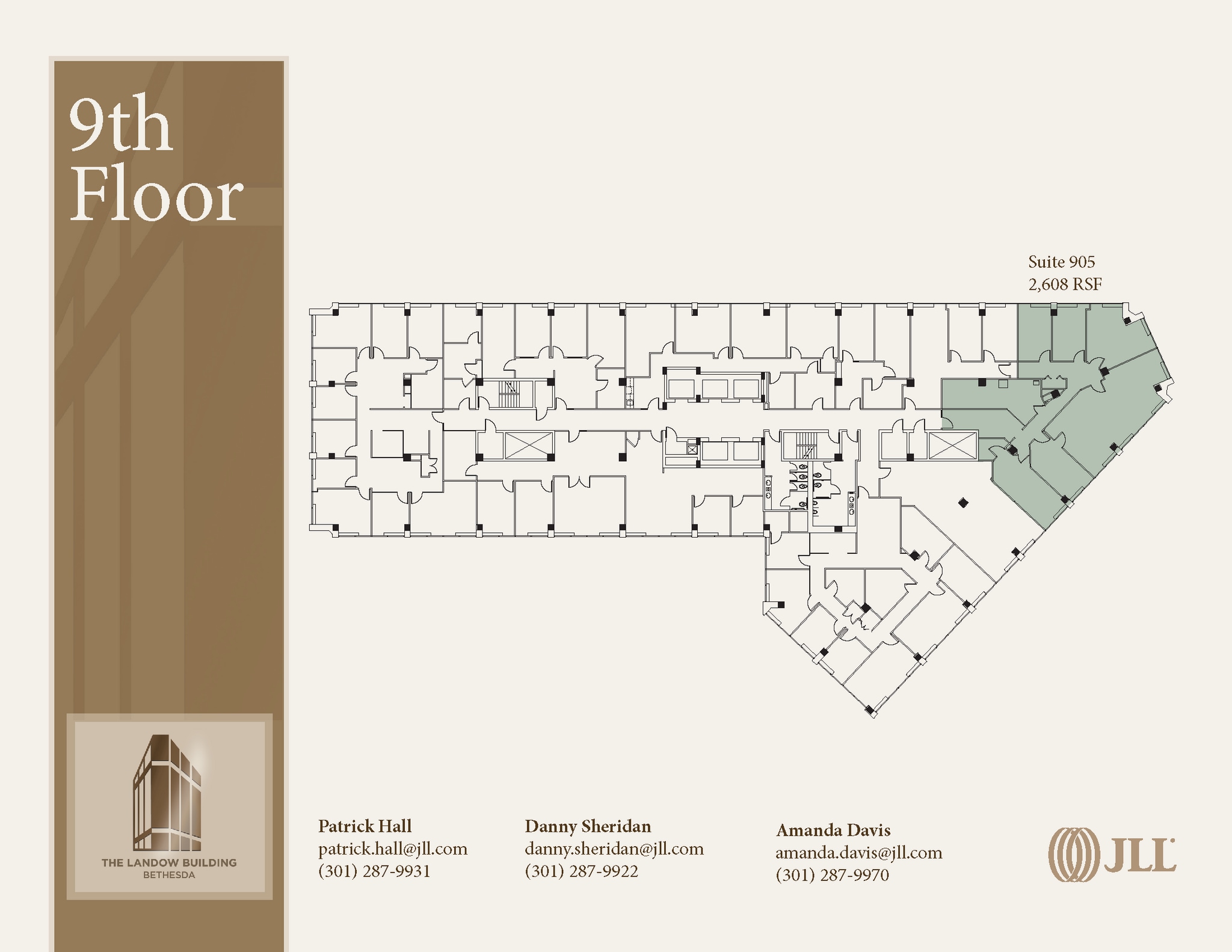7910 Woodmont Ave, Bethesda, MD à louer Plan d’étage- Image 1 de 1