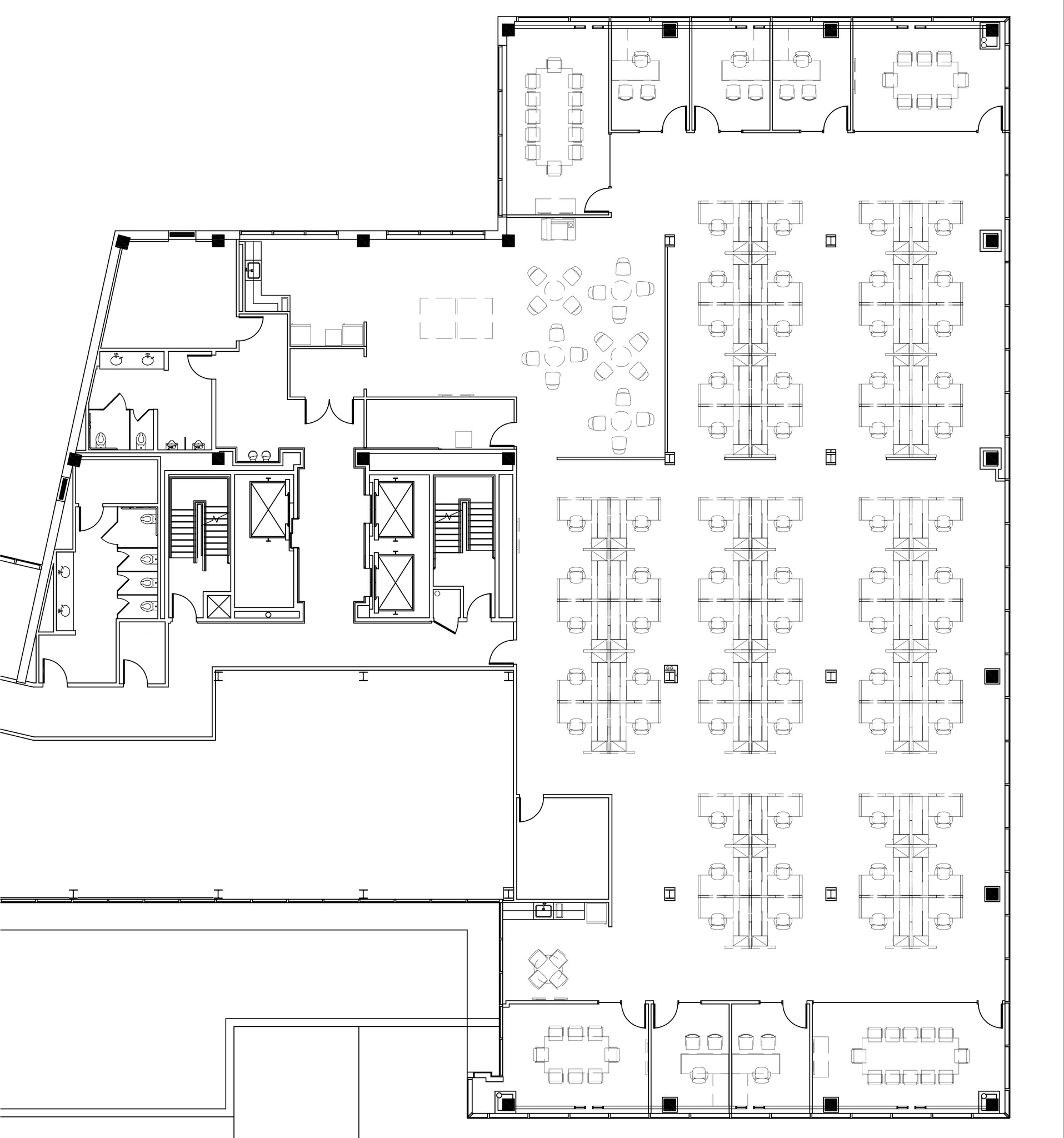 2100 Travis St, Houston, TX à louer Plan d  tage- Image 1 de 7