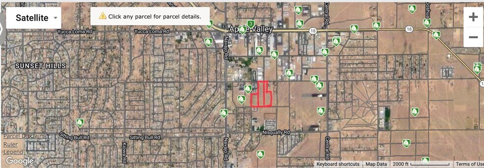 Ottawa Rd, Apple Valley, CA à vendre - Plan cadastral - Image 2 de 2