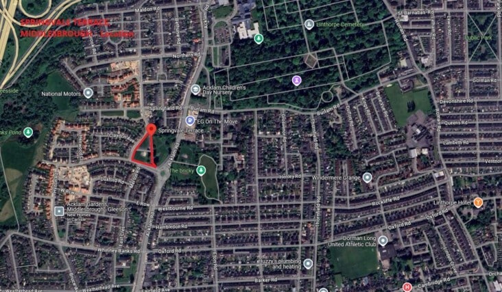 Springvale Ter, Middlesbrough for sale - Aerial - Image 1 of 1