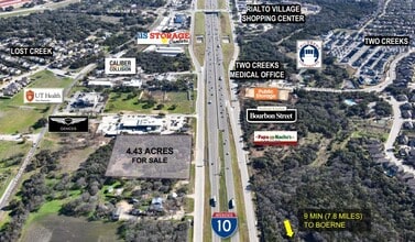 25840 Interstate 10 W, Boerne, TX - AERIAL  map view