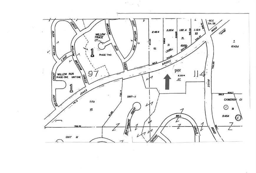 Jones Bridge Rd, Alpharetta, GA à vendre - Plan cadastral - Image 1 de 3