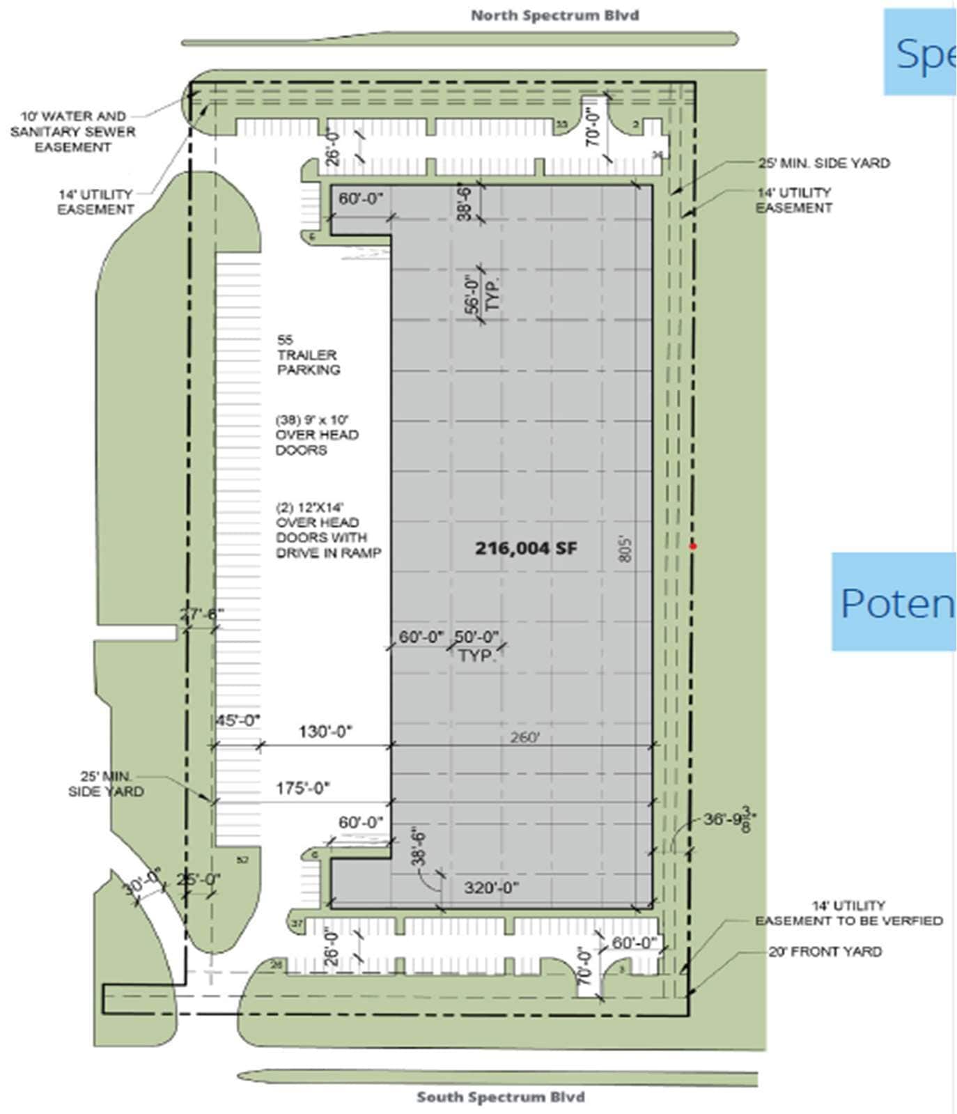 11550 Spectrum Blvd, Houston, TX for lease Site Plan- Image 1 of 2