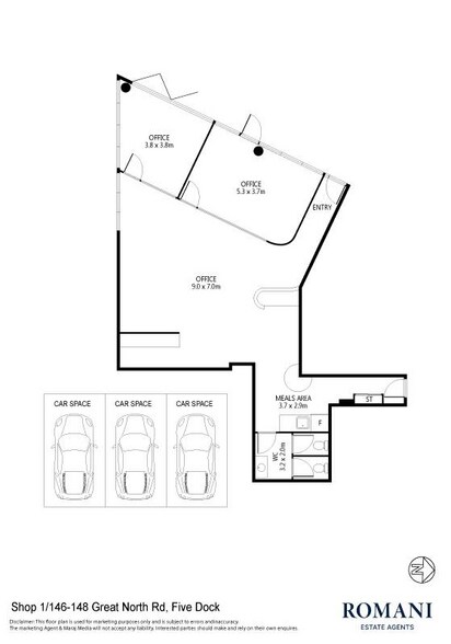 146-148 Great North Rd, Five Dock à louer - Plan d’étage - Image 2 de 4