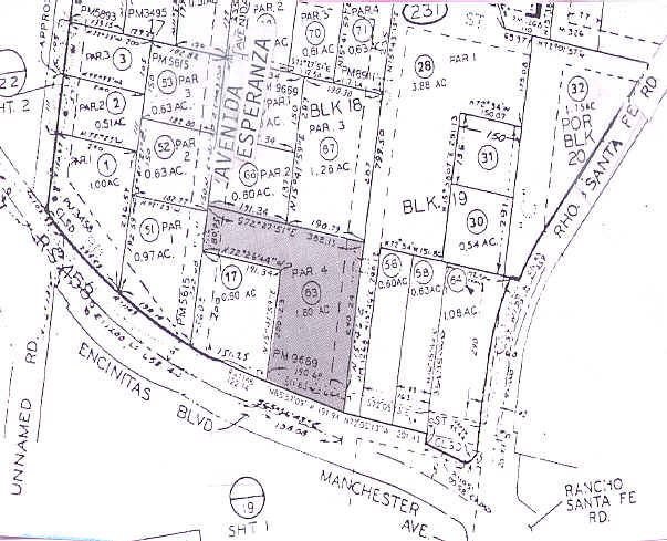 2210 Encinitas Blvd, Encinitas, CA à vendre - Plan cadastral - Image 2 de 2