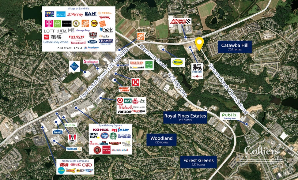 122 Spears Creek Church Ln, Elgin, SC for sale - Building Photo - Image 2 of 3