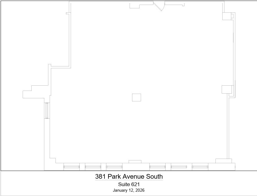 381 Park Ave S, New York, NY à louer Plan d’étage- Image 1 de 1