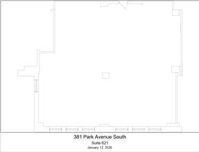 381 Park Ave S, New York, NY à louer Plan d’étage- Image 1 de 1