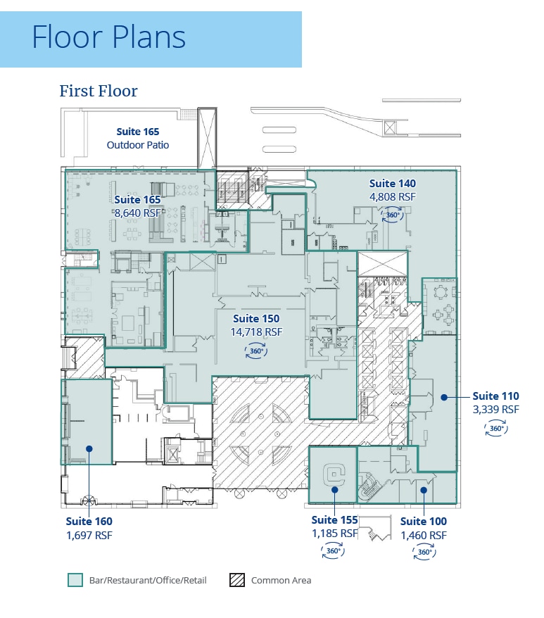10 S Broadway, Saint Louis, MO à louer Plan d’étage- Image 1 de 1