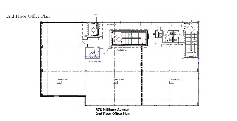 378-380 Millburn Ave, Millburn, NJ à louer Plan d  tage- Image 1 de 1