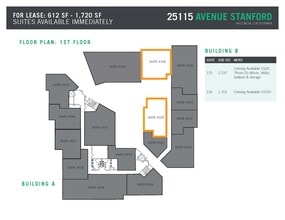 25115 Avenue Stanford, Valencia, CA à louer Plan d’étage- Image 2 de 7