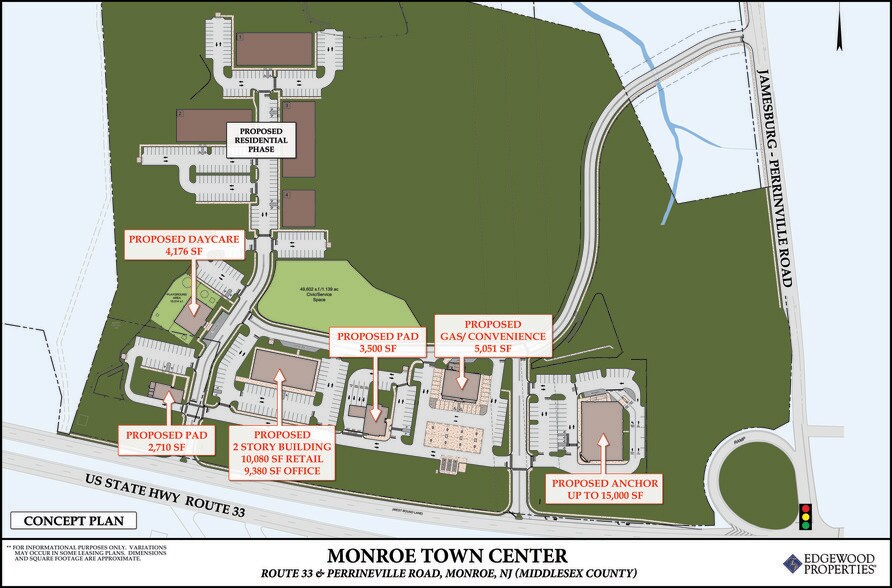806 Route 33, Monroe Township, NJ à louer - Plan de site - Image 2 de 2
