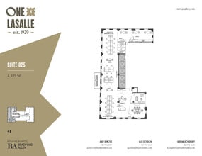 1 N LaSalle St, Chicago, IL for lease Floor Plan- Image 1 of 8