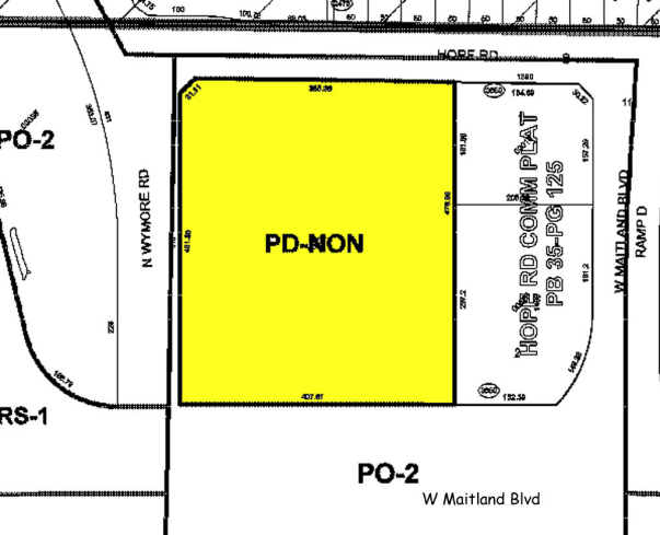 610 N Wymore Rd, Maitland, FL à louer - Plan cadastral - Image 2 de 10