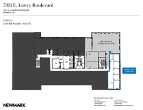 7351 Lowry Blvd, Denver, CO for lease Floor Plan- Image 1 of 1