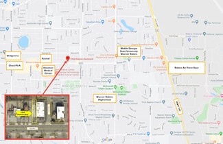 Plus de détails pour 1504 Watson Blvd, Warner Robins, GA - Terrain à vendre