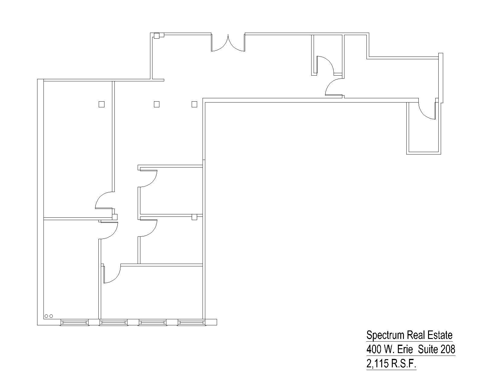 400 W Erie St, Chicago, IL à louer Plan d’étage- Image 1 de 1