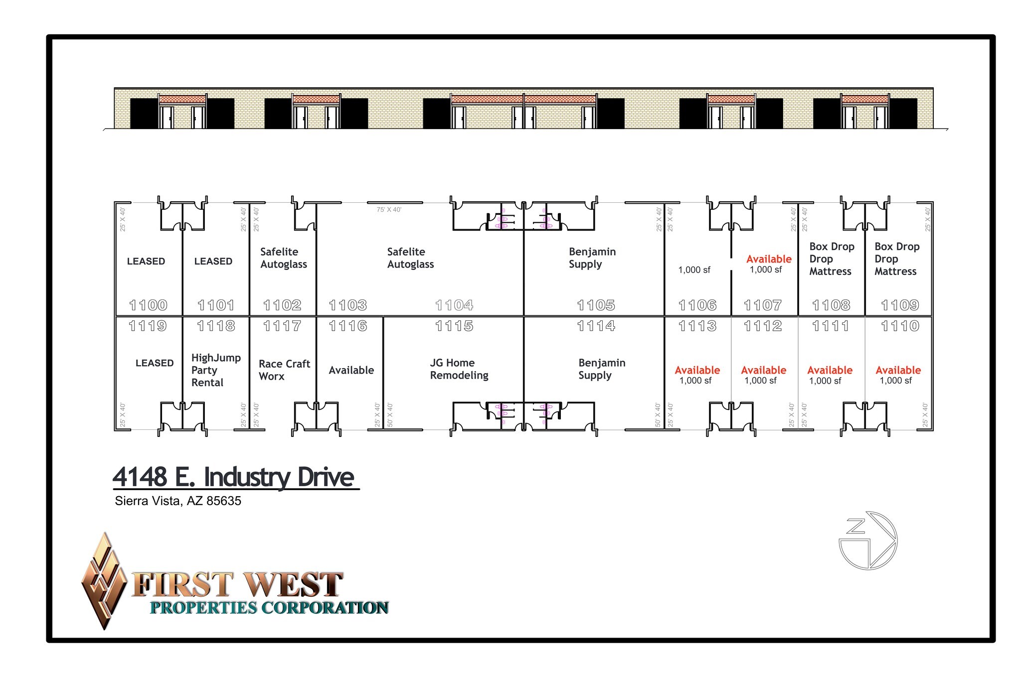 4148 Industry Dr, Sierra Vista, AZ à louer Plan de site- Image 1 de 1