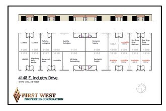 4148 Industry Dr, Sierra Vista, AZ à louer Plan de site- Image 1 de 1