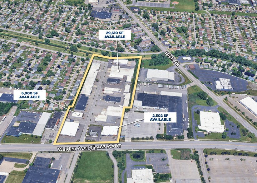 2640 Walden Ave, Buffalo, NY à louer - Aérien - Image 2 de 14