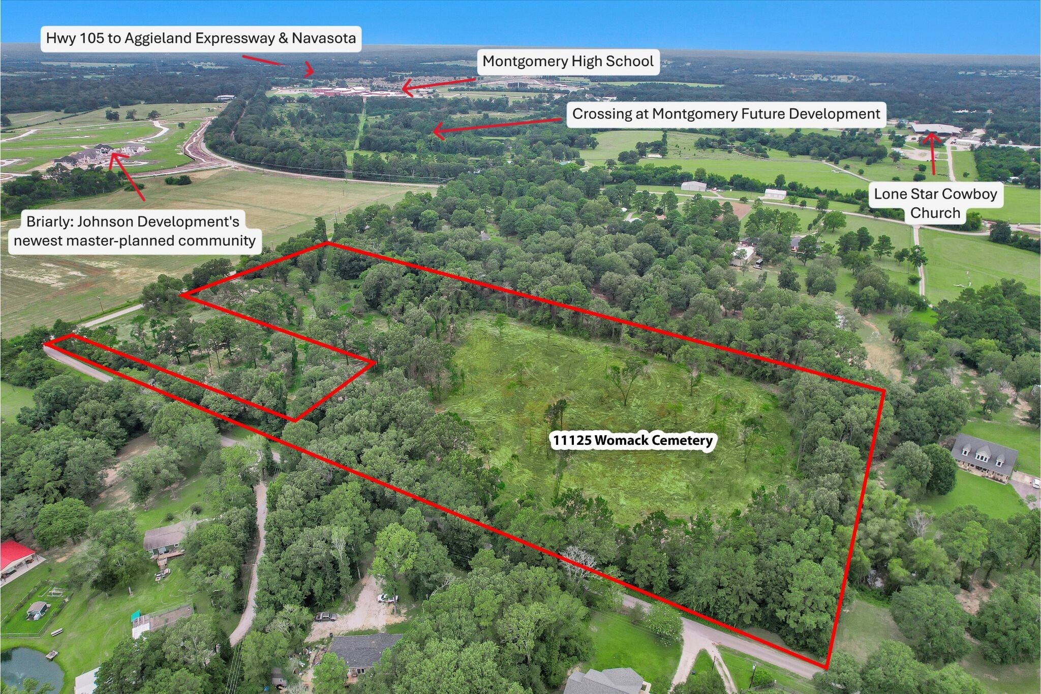 10.548 Acres, Montgomery, TX à vendre Photo principale- Image 1 de 14