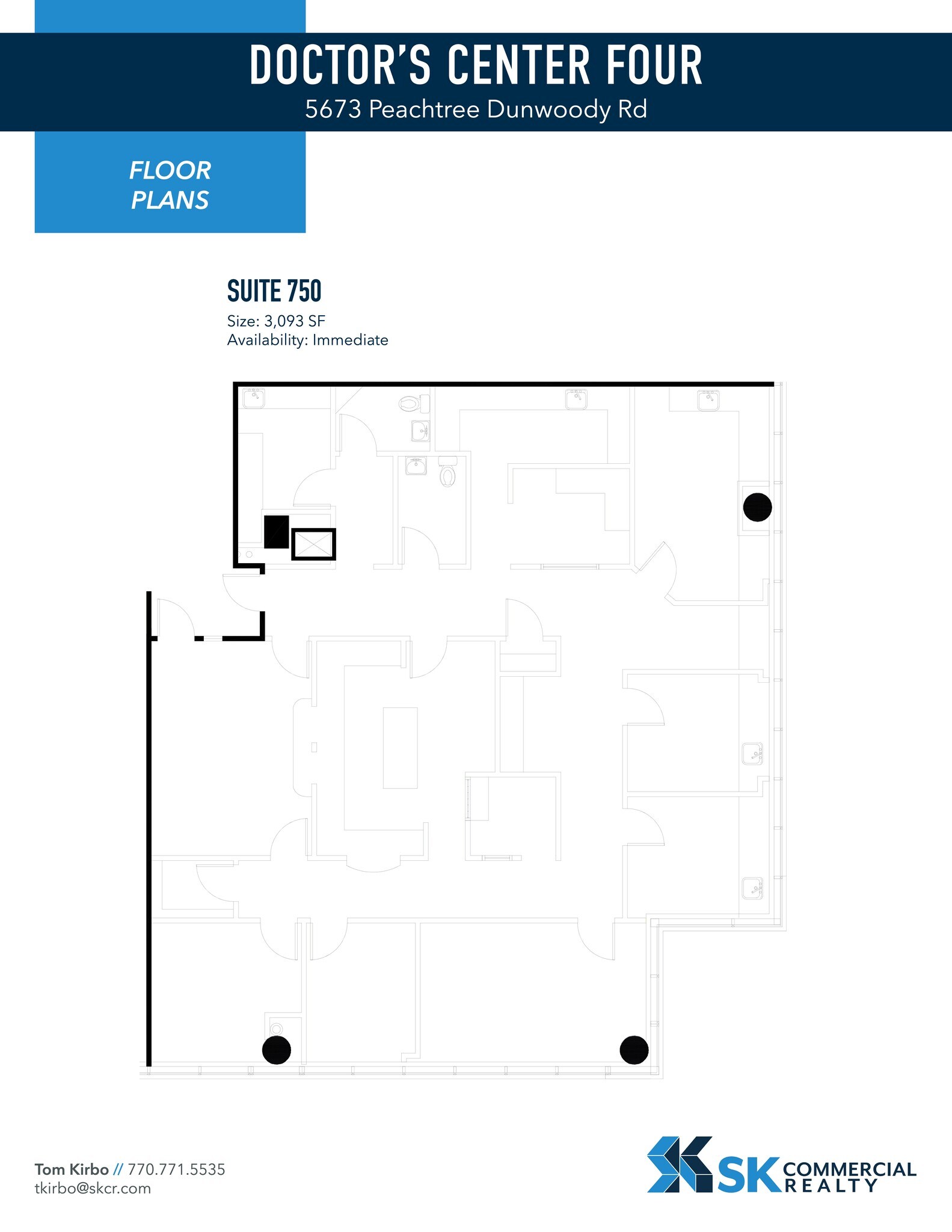 5673 Peachtree Dunwoody Rd NE, Atlanta, GA à louer Plan de site- Image 1 de 1