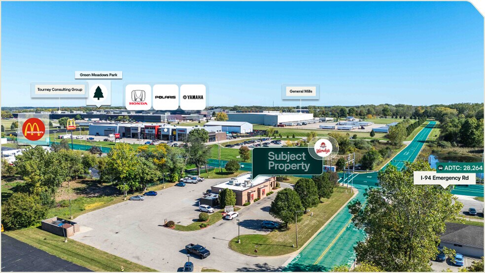 3805 S Sprinkle Rd, Kalamazoo, MI à vendre - Aérien - Image 2 de 3