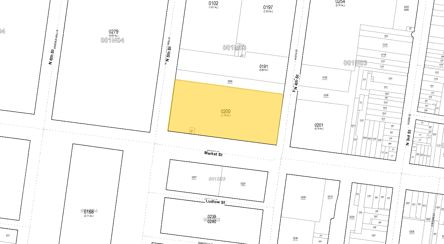 101 N Independence Mall E, Philadelphia, PA à vendre Plan cadastral- Image 1 de 1