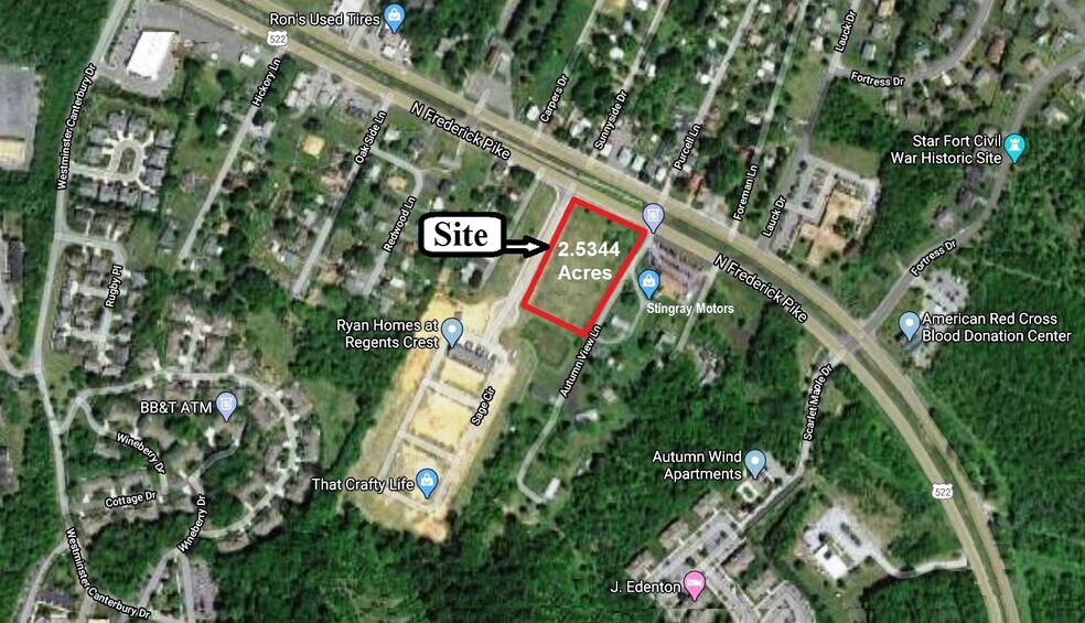 N Frederick Pike, Winchester, VA for sale - Aerial - Image 2 of 3