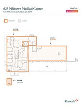 633 19th St, Columbus, GA à louer Plan d’étage- Image 1 de 1