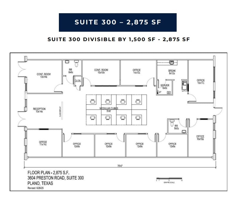 3604 Preston Rd, Plano, TX for lease Floor Plan- Image 1 of 1