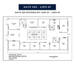 3604 Preston Rd, Plano, TX for lease Floor Plan- Image 1 of 1