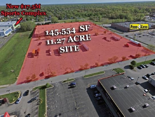 165th Street & Indianapolis Blvd, Hammond, IN for lease Aerial- Image 1 of 2