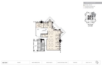 600 Peachtree St NE, Atlanta, GA à louer Plan d  tage- Image 1 de 3